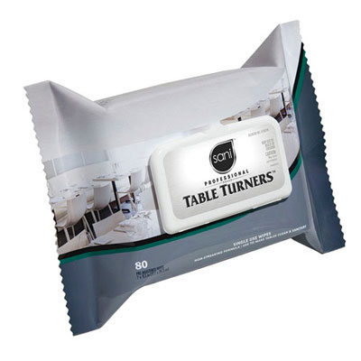 table turners cleaning wipes